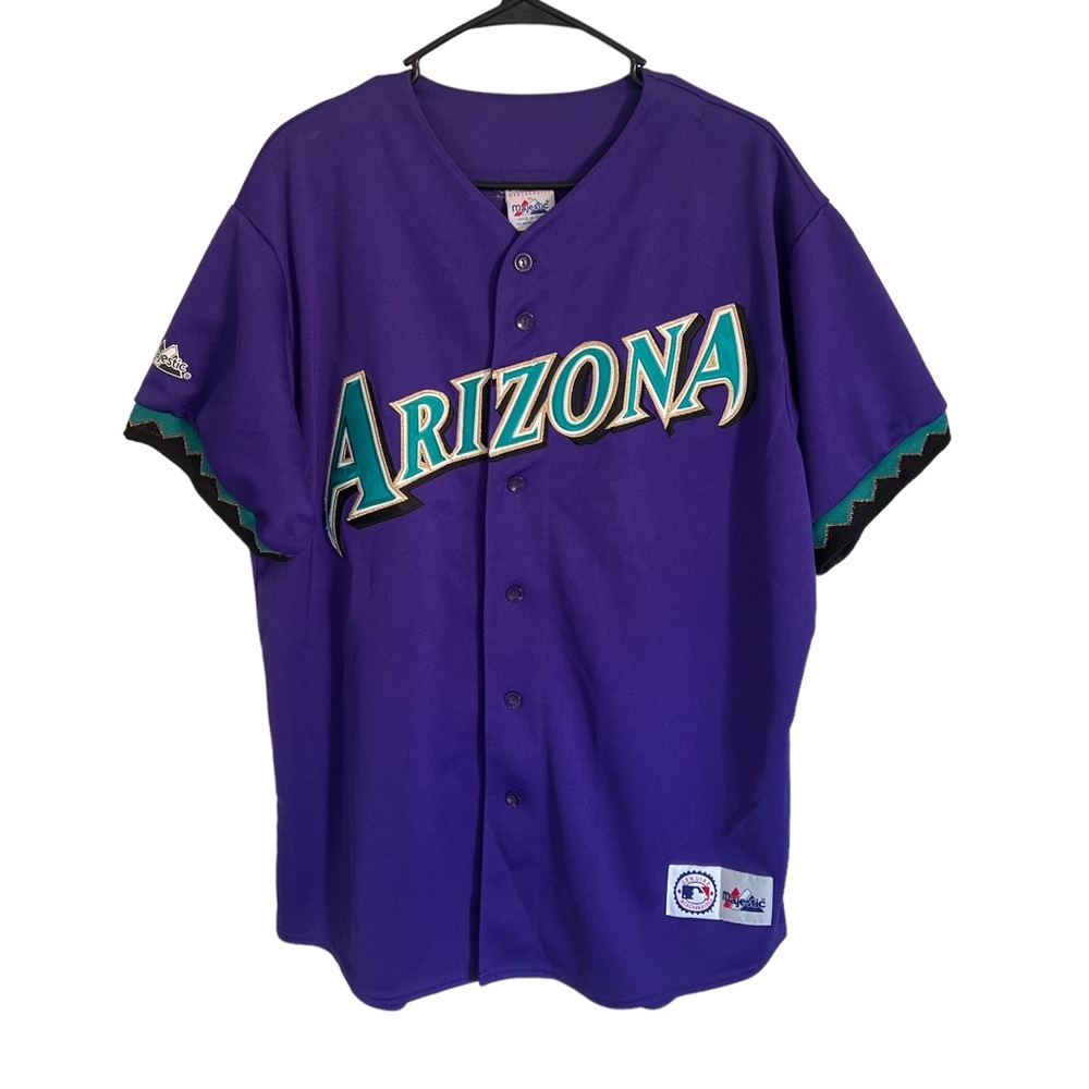 VINTAGE 90’s ARIZONA DIAMONDBACKS MLB Jersey Purple XL
